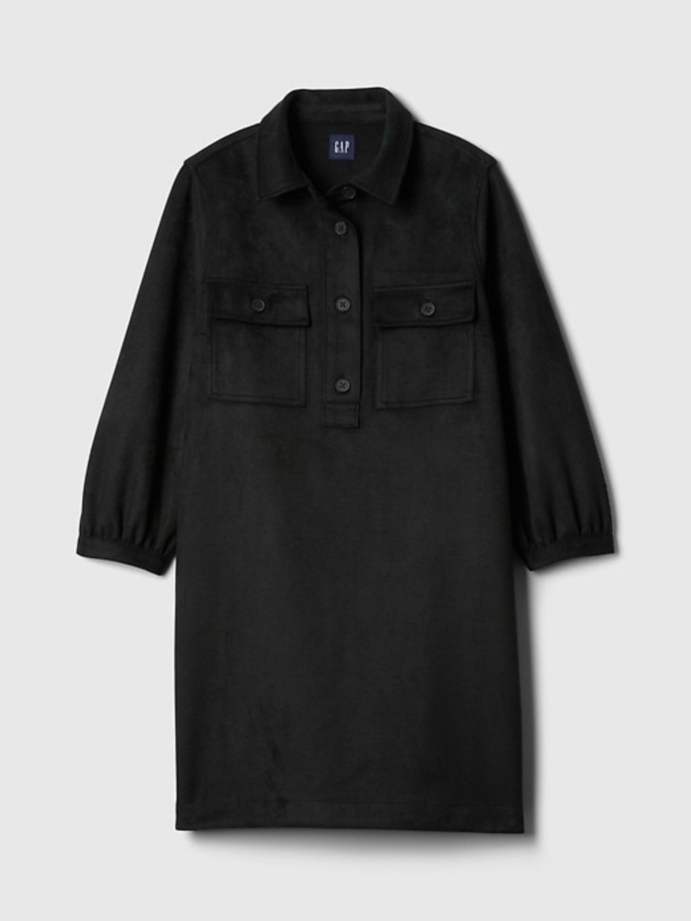Gap Vegan Suede Shift Mini Dress - Picture 2 of 4